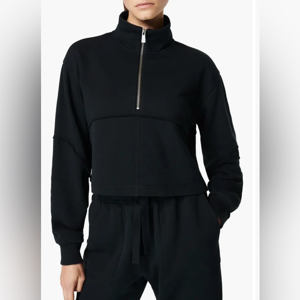 Sweaty‎ Betty Revive Half Zip Crop Sweatshirt. XS/4. EUC